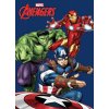 FARO Fleece deka Avengers team Polyester, 100/140 cm