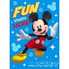 FARO Fleece deka Mickey Fun, 100/140 cm