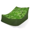 Sablio Sedací vak Lounge Green Blocks 3D - 120 x 100 x 80 cm (Varianta Sablio Sedací vak Lounge Green Blocks 3D - 120 x 100 x 80 cm)