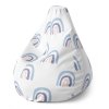 Sablio Sedací vak Pear Duha - 140 x 100 x 25 cm (Varianta Sablio Sedací vak Pear Duha - 140 x 100 x 25 cm)