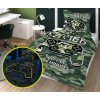 DETEXPOL Povlečení Gamer Army svítící Bavlna, 140/200, 70/80 cm