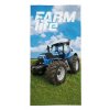 DETEXPOL Osuška Traktor blue farm Bavlna - Froté, 70/140 cm