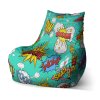 Sablio Sedací vak Bean Komiks - 100 x 90 x 45 cm (Varianta Sablio Sedací vak Bean Komiks - 100 x 90 x 45 cm)