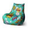 Sablio Sedací vak Bean Komiks - 100 x 90 x 45 cm (Varianta Sablio Sedací vak Bean Komiks - 100 x 90 x 45 cm)
