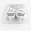 Kojenecké mokasíny-capáčky New Baby šedá 6-12 m (Velikost 6-12 m)