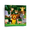 Sablio Obraz Zvířátka - 110x110 cm (Varianta Sablio Obraz Zvířátka - 110x110 cm)