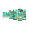 Sablio Obraz - 5-dílný Komiks - 100x60 cm (Varianta Sablio Obraz - 5-dílný Komiks - 100x60 cm)