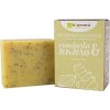 laSaponaria Tuhé olivové mýdlo peelingové BIO - Mandle a zázvor (100 g) (Varianta Mandle a zázvor (100 g))