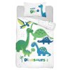 DL 075337 bambusove povleceni postylka dinosaurus blue