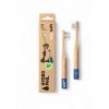 Hydrophil Dětský bambusový zubní kartáček - Vydra (2 ks) - extra jemné štetinky (Varianta Vydra (2 ks) - extra jemné štetinky)