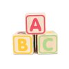 PL101 ABC Learning Phonic Counting Alphabet Numbers Wooden Blocks Stack