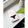 Anaé by Ecodis Menstruační kalhotky Panty na silnou menstruaci - černé S - z certifikované biobavlny (Varianta černé S - z certifikované biobavlny)