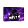 Sablio Obraz FORTNITE RAVEN Fialová bouře - 50x50 cm (Varianta Sablio Obraz FORTNITE RAVEN Fialová bouře - 50x50 cm)