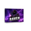 Sablio Obraz FORTNITE RAVEN Fialová bouře - 50x50 cm (Varianta Sablio Obraz FORTNITE RAVEN Fialová bouře - 50x50 cm)