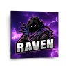 Sablio Obraz FORTNITE RAVEN Fialová bouře - 50x50 cm (Varianta Sablio Obraz FORTNITE RAVEN Fialová bouře - 50x50 cm)
