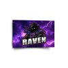 Sablio Obraz FORTNITE RAVEN Fialová bouře - 50x50 cm (Varianta Sablio Obraz FORTNITE RAVEN Fialová bouře - 50x50 cm)