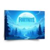 Sablio Obraz FORTNITE Modré údolí s měsícem - 50x50 cm (Varianta Sablio Obraz FORTNITE Modré údolí s měsícem - 50x50 cm)