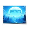 Sablio Plakát FORTNITE Modré údolí s měsícem - 60x40 cm (Varianta Sablio Plakát FORTNITE Modré údolí s měsícem - 60x40 cm)