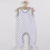 Kojenecké dupačky New Baby Classic II šedé s hvězdičkami (Velikost 50)
