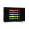 Sablio Obraz ROBLOX Barevný text - 50x50 cm (Varianta Sablio Obraz ROBLOX Barevný text - 50x50 cm)