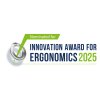 IGR Innovation Award for Ergonmics 2025 EN Logo IGR Innovationspreis Ergonomie Logo nominated 2025 highres