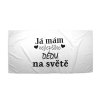 Sablio Ručník Já mám nejlepšího dědu na světě - 30x50 cm (Varianta Sablio Ručník Já mám nejlepšího dědu na světě - 30x50 cm)