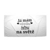 Sablio Ručník Já mám nejlepšího dědu na světě - 30x50 cm (Varianta Sablio Ručník Já mám nejlepšího dědu na světě - 30x50 cm)