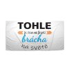 Sablio Ručník Tohle je ten nejlepší brácha na světě - 30x50 cm (Varianta Sablio Ručník Tohle je ten nejlepší brácha na světě - 30x50 cm)