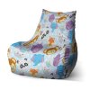 Sablio Sedací vak Bean Zoo pro děti - 100 x 90 x 45 cm (Varianta Sablio Sedací vak Bean Zoo pro děti - 100 x 90 x 45 cm)