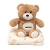 Dárková sada hnědý medvídek s dečkou Baby Mix (Velikost 0- 12 m)