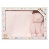 Dárková sada plyšový králíček a osuška Baby Mix (Velikost 0- 12 m)