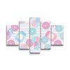 Sablio Obraz - 5-dílný Roztomilí ptáčci - 100x60 cm (Varianta Sablio Obraz - 5-dílný Roztomilí ptáčci - 100x60 cm)