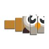 Sablio Obraz - 5-dílný Kreslená sova - 100x60 cm (Varianta Sablio Obraz - 5-dílný Kreslená sova - 100x60 cm)