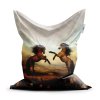 Sablio Sedací vak Classic Vzpínající se koně - 150x100 cm (Varianta Sablio Sedací vak Classic Vzpínající se koně - 150x100 cm)