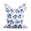 Sablio Sedací vak Classic Modré kvítí - 150x100 cm (Varianta Sablio Sedací vak Classic Modré kvítí - 150x100 cm)
