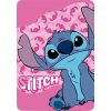 FA 517383 fleece deka lilo and stitch pink