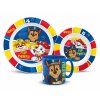 Barevná dětská jídelní sada Paw Patrol