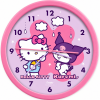 Hodiny Hello Kitty a Kuromi