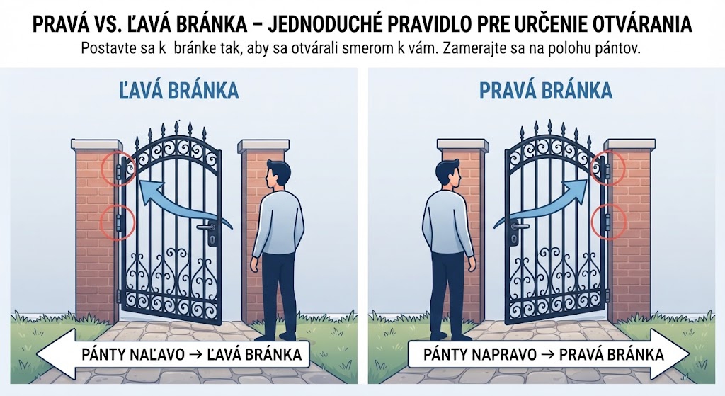 Ako správne určiť pravú alebo ľavú bránku