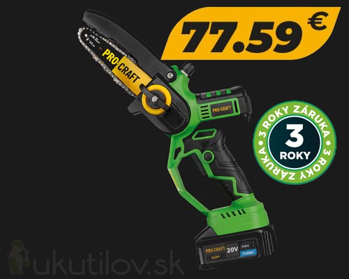 Reťazová píla na konáre pre každú záhradu.