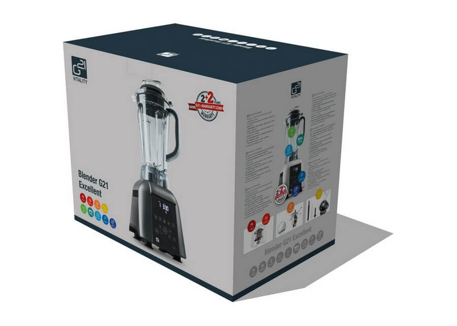 Krabica Pre Mixer G21 Blender Excellent White