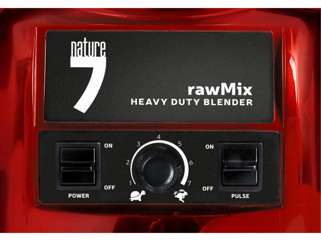Ovládanie pre rýchlu obsluhu pre mixér Nature7 Rawmix multifunkčný 1500W RM15R