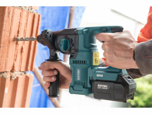 Vrtacie Kladivo Akumulatorove Share20v 1x 4ah Li Ion 24a Nabijacka Sds Plus 26j Extol Industrial
