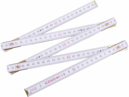 dreveny skladaci meter 1m