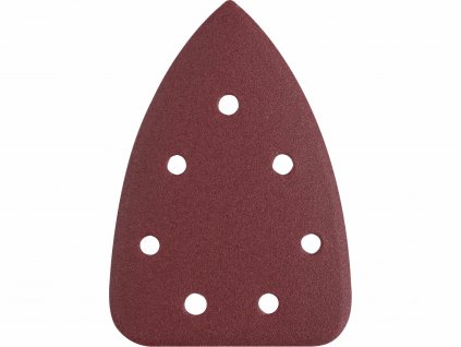 brusny papier pre delta brusky na suchy zips 10ks 7 otvorov 98x141mm p100