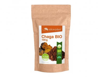 chaga huba pre zdravie a imunitu v prasku 100g