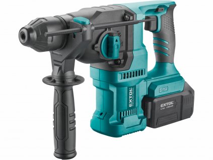 Vrtacie Kladivo Akumulatorove Share20v 1x 4ah Li Ion 24a Nabijacka Sds Plus 26j Extol Industrial 5