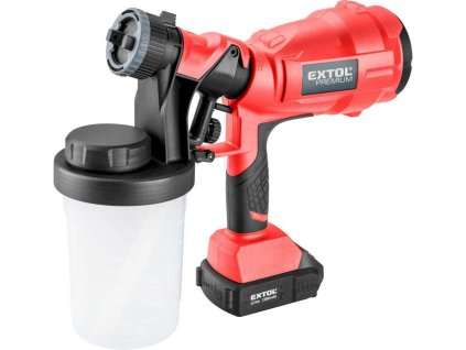 Striekacia AKU pištoľ na striekanie farieb, Share20V, 1x 2Ah Li-ion, 2,4A nabíjačka, 700ml/min