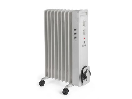 Olejový radiátor G21 Merapi biely, 9 rebier, 2000 W