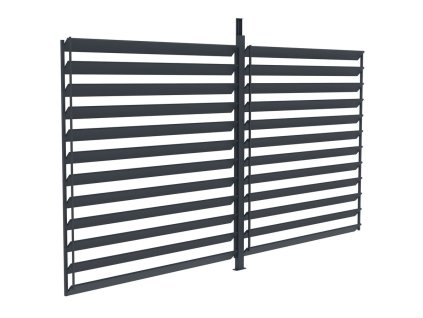Otočná lamelová stena 3,7x2,2 m pre pergolu G21 Austin (4x3 a 4x4)